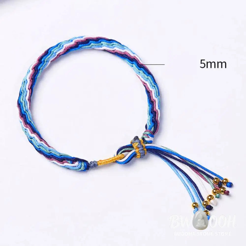 Reincarnation Knot Luck String Protection Braid Bracelet - BWOOOH - Bracelet