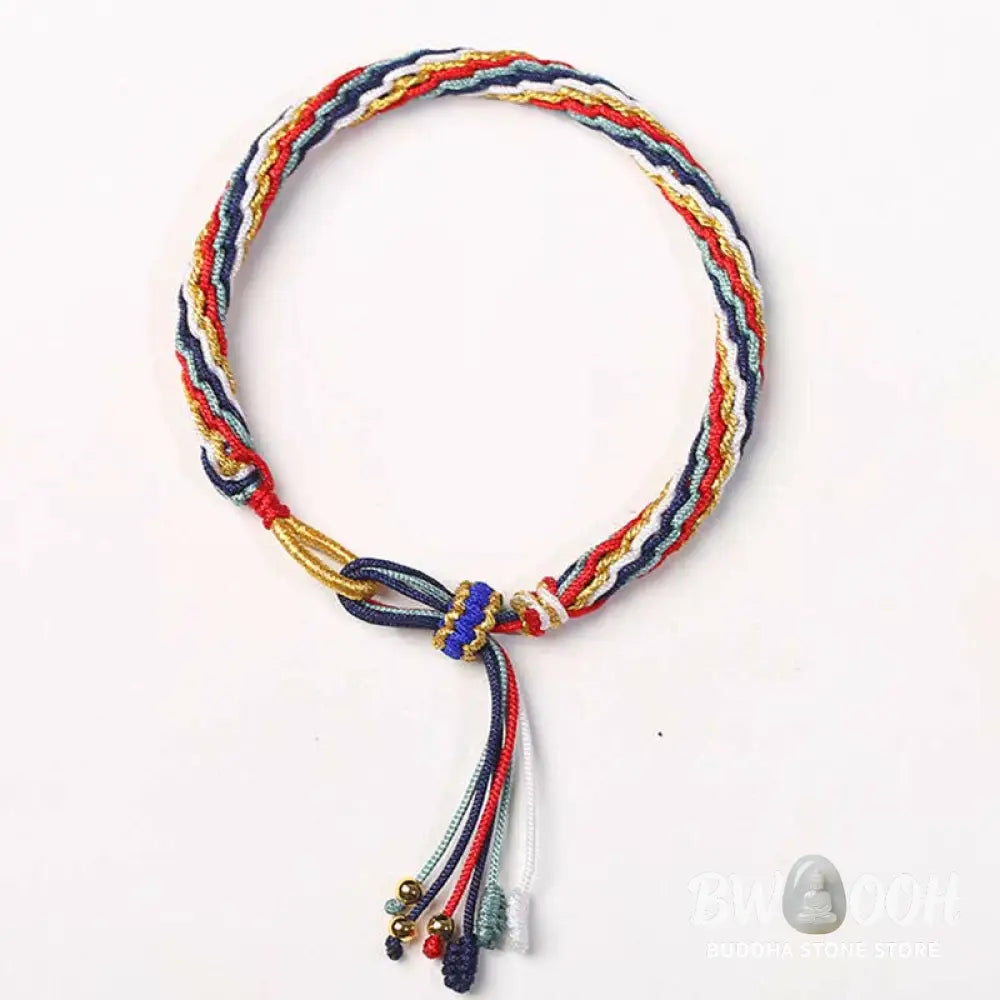 Reincarnation Knot Luck String Protection Braid Bracelet - BWOOOH - Bracelet