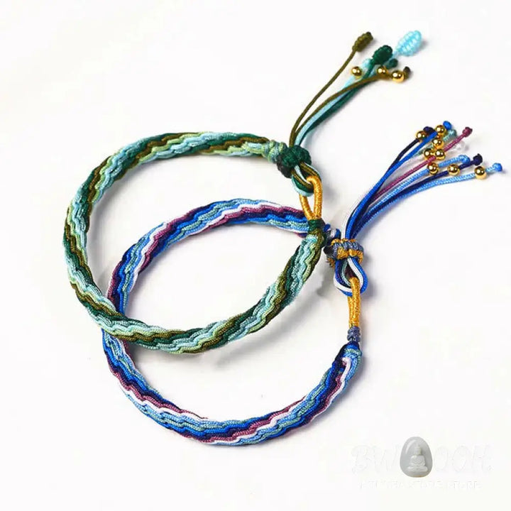 Reincarnation Knot Luck String Protection Braid Bracelet - BWOOOH - Bracelet