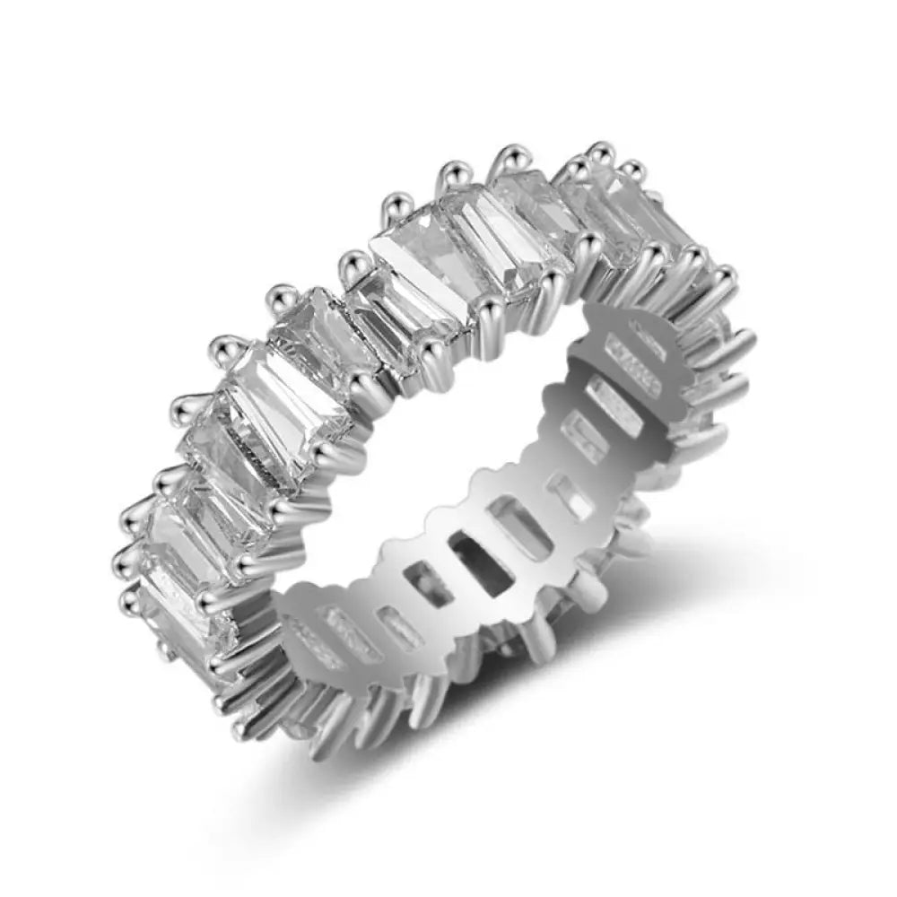 Simple Pattern Copper Wealth Ring - BWOOOH - Silver / US5 - Rings
