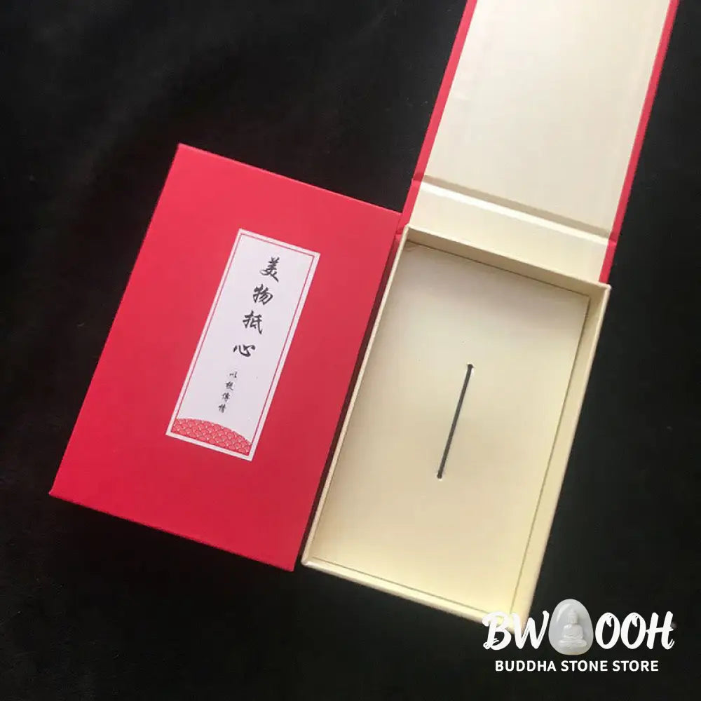 Small Leaf Red Sandalwood Cute Bunny Rabbit Sooth Comb With Gift Box - Small Leaf Red Sandalwood 125*65*12mm - Comb