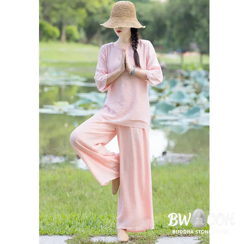 Tai Chi Meditation Prayer Zen Spiritual Morning Practice Clothing Women’s Set - Clothes