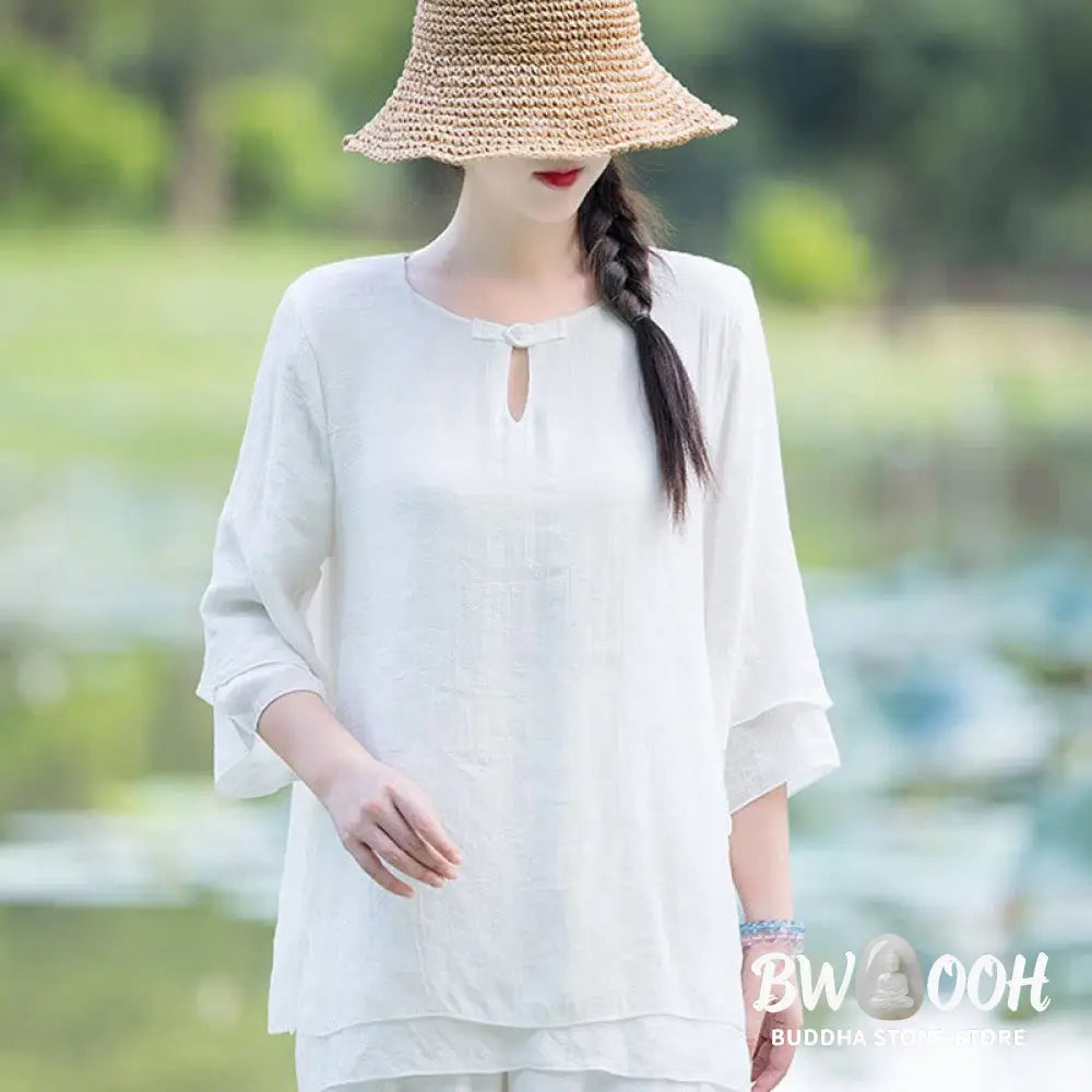 Tai Chi Meditation Prayer Zen Spiritual Morning Practice Clothing Women’s Set - Clothes