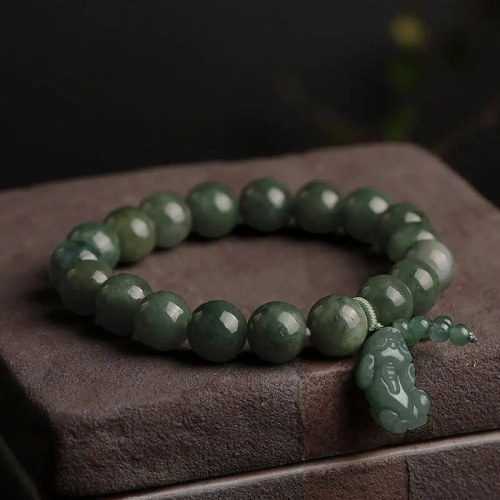 Tibetan Jade PiXiu Prosperity Bracelet - Jade - Bracelet