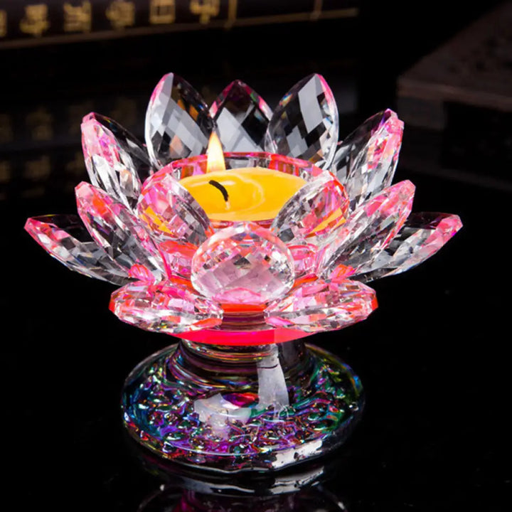 Tibetan Lotus Candlestick Ornament - 2 - Decorations