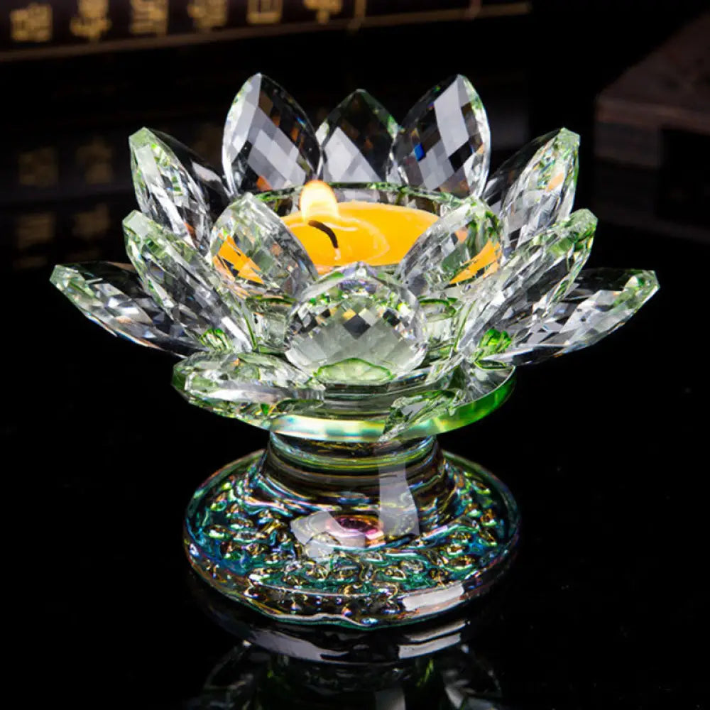 Tibetan Lotus Candlestick Ornament - 3 - Decorations