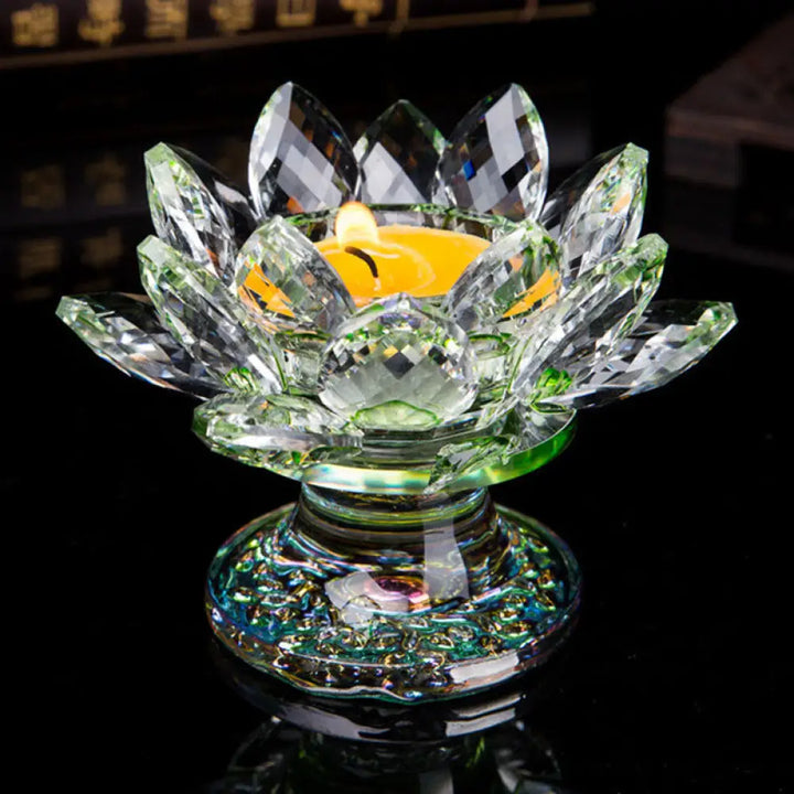 Tibetan Lotus Candlestick Ornament - 3 - Decorations