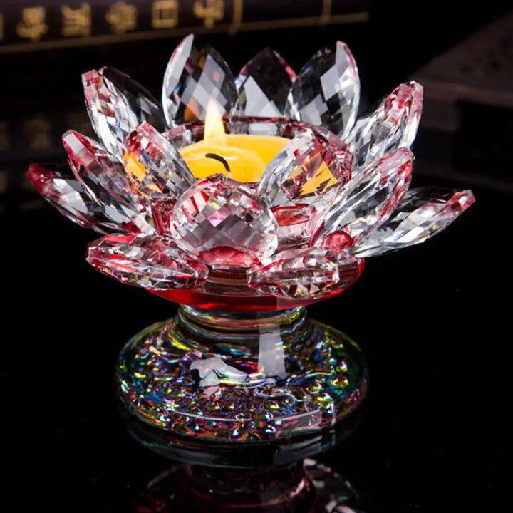 Tibetan Lotus Candlestick Ornament - 5 - Decorations