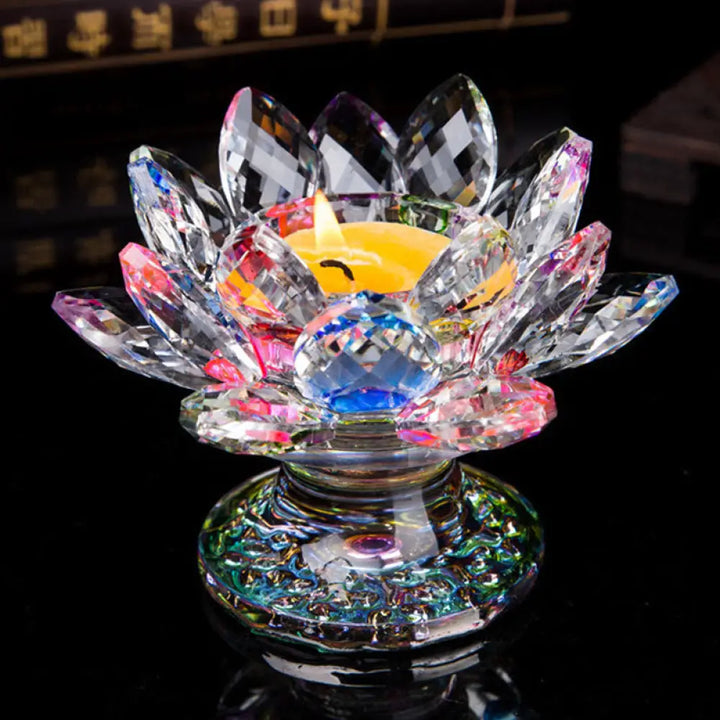 Tibetan Lotus Candlestick Ornament - 6 - Decorations