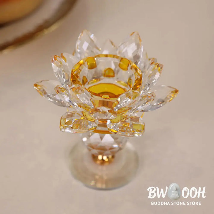 Tibetan Lotus Candlestick Ornament - Decorations