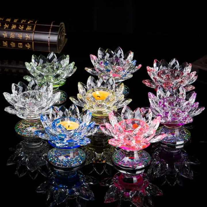 Tibetan Lotus Candlestick Ornament - Decorations