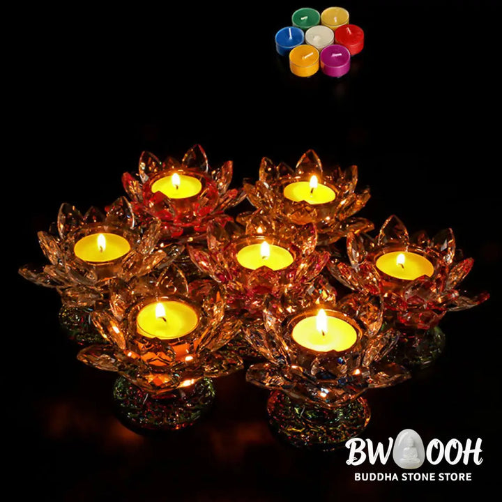 Tibetan Lotus Candlestick Ornament - Decorations