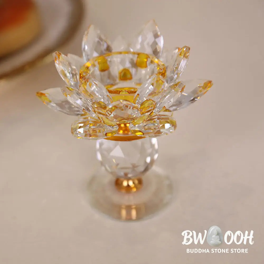 Tibetan Lotus Candlestick Ornament - Decorations