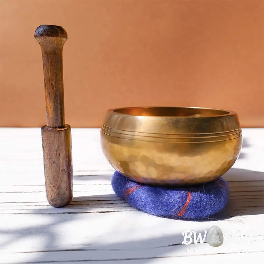 Tibetan Meditation Sound Bowl Handcrafted for Healing and Mindfulness Singing Bowl Set - Singing Bowl