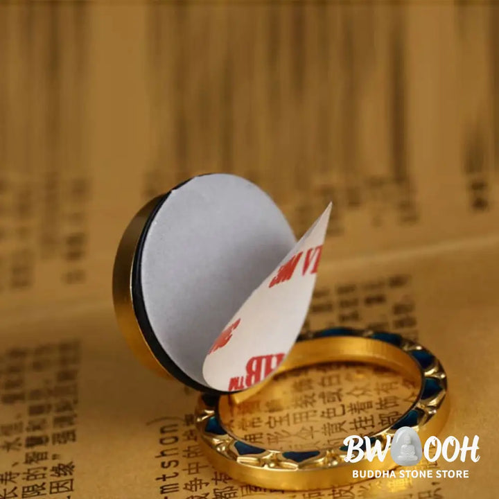 Tibetan Om Mani Padme Hum Peace Phone Ring Bracket Universal Phone Holder Decorations - Decorations