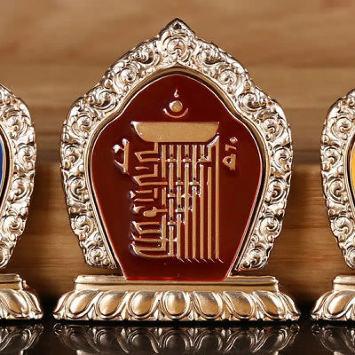 Tibetan Om Mani Padme Hum Peace Phone Ring Bracket Universal Phone Holder Decorations - Decorations
