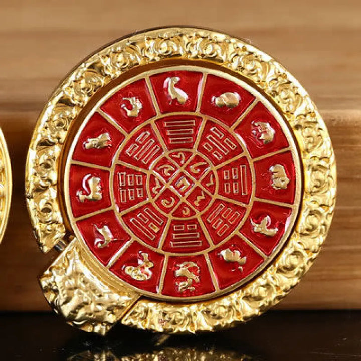 Tibetan Om Mani Padme Hum Peace Phone Ring Bracket Universal Phone Holder Decorations - Decorations
