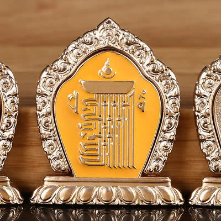 Tibetan Om Mani Padme Hum Peace Phone Ring Bracket Universal Phone Holder Decorations - Decorations