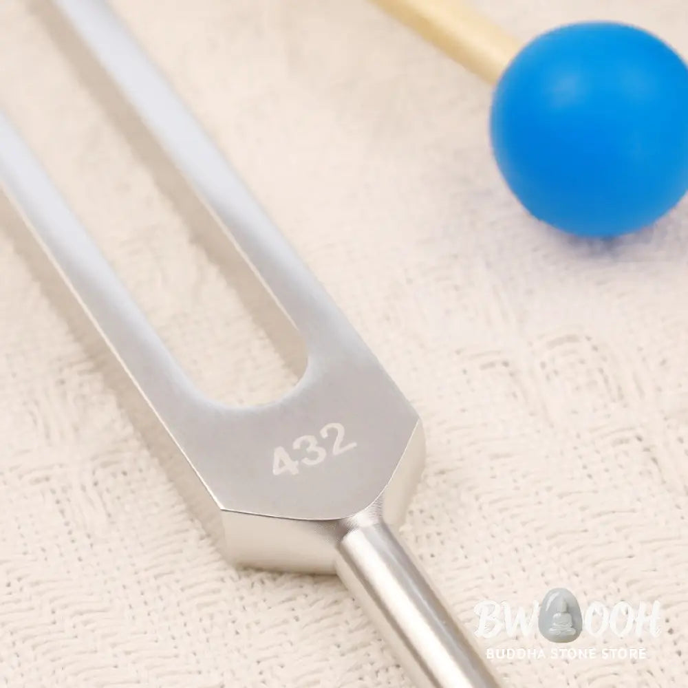 Tuning Fork 432HZ Aluminum Alloy with Hammer for Mind and Spirit Healing - Tuning Fork - Decorations