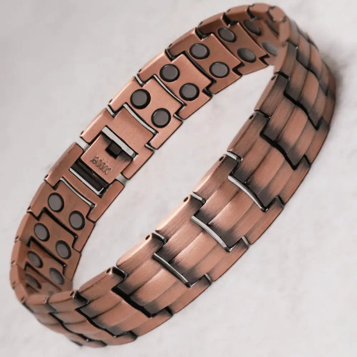 Vintage Magnetic Solid Copper Cuff Bracelet Bangle - Bracelet Bangle