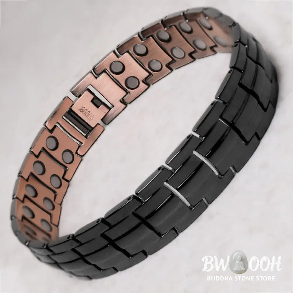 Vintage Magnetic Solid Copper Cuff Bracelet Bangle - Bracelet Bangle