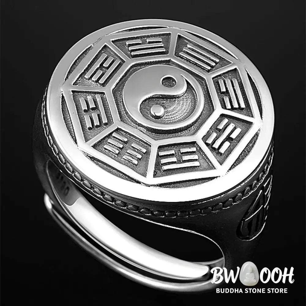 Yin Yang Balance Adjustable Ring - BWOOOH - Yin Yang - Rings