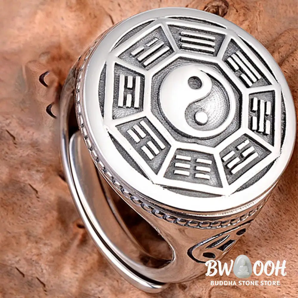 Yin Yang Balance Adjustable Ring - BWOOOH - Yin Yang - Rings