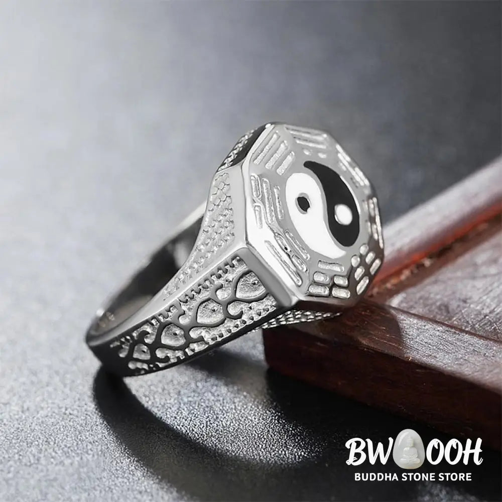 Yin Yang Symbol Copper Luck Ring - BWOOOH - Rings