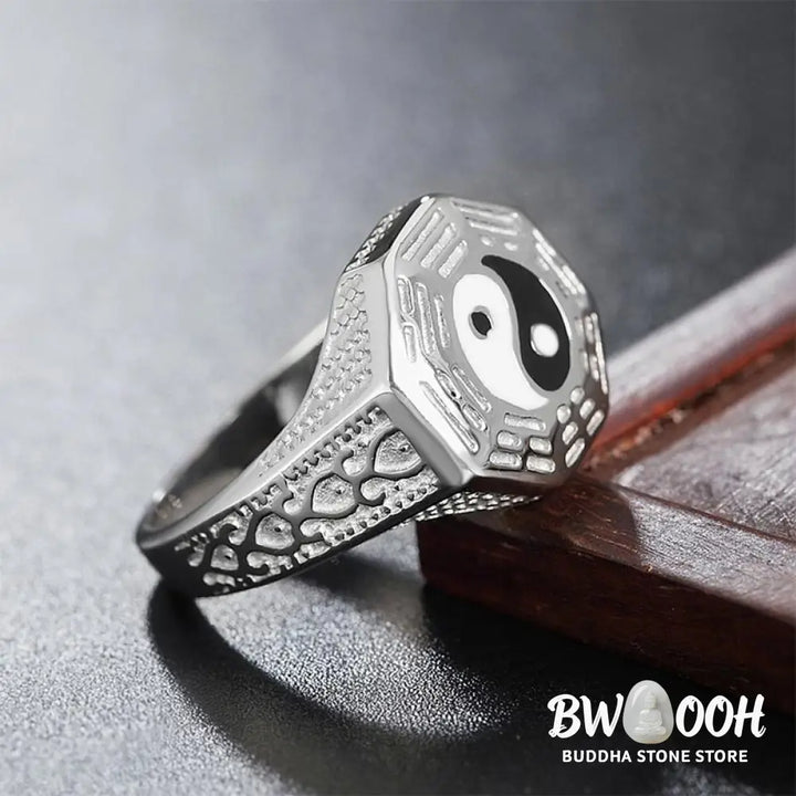 Yin Yang Symbol Copper Luck Ring - BWOOOH - Rings