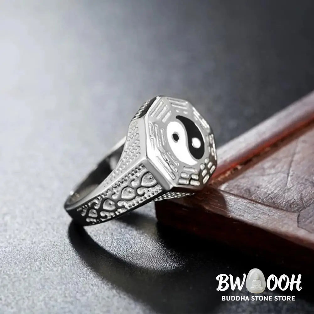 Yin Yang Symbol Copper Luck Ring - BWOOOH - Rings