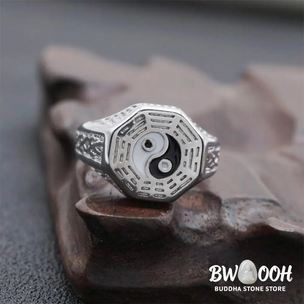 Yin Yang Symbol Copper Luck Ring - BWOOOH - Rings